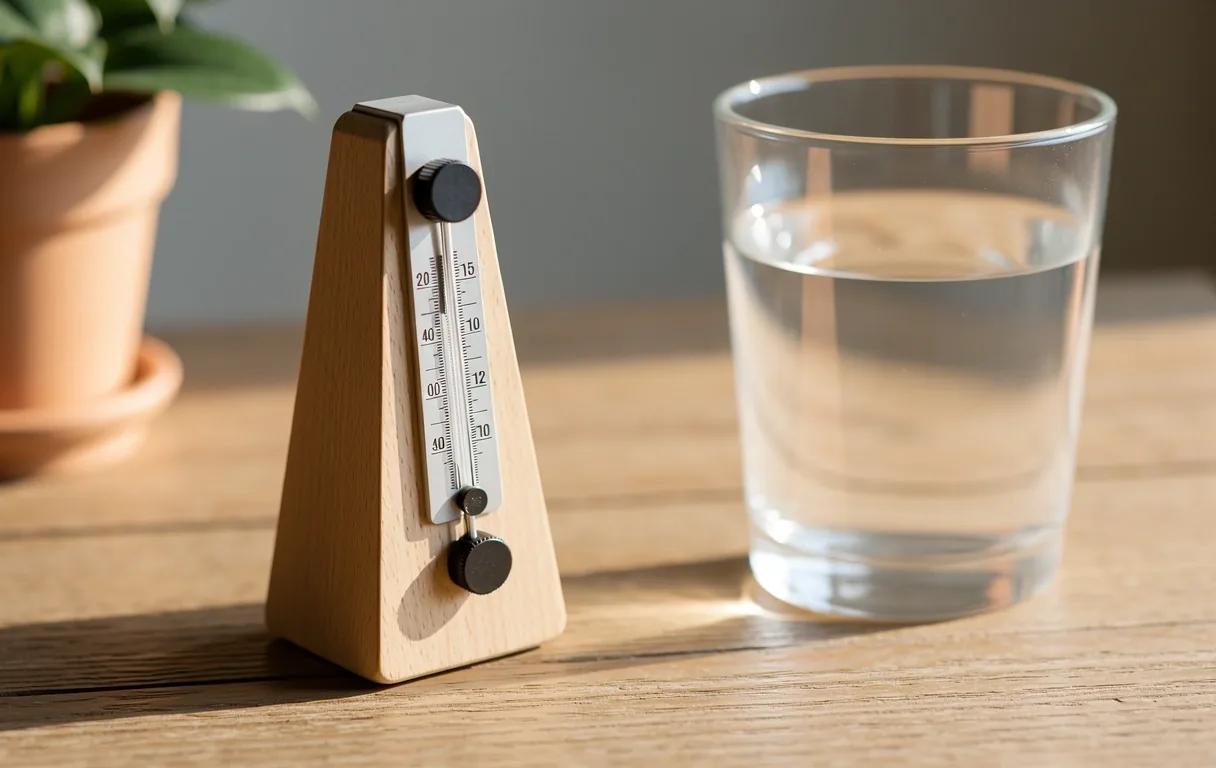 Detailed view of mechanical rhythm